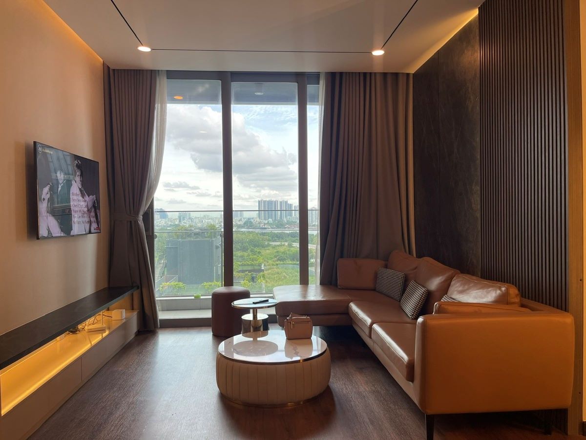 bộ sofa da màu nâu hình chữ L